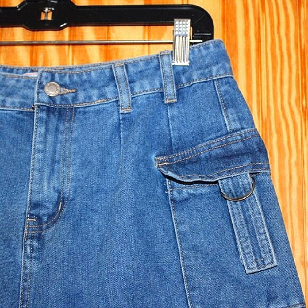 Los Angeles Sixty Six Vintage Denim Cargo Shorts - Size 9 - Picture 4 of 9